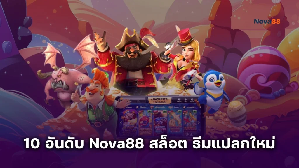 10 อันดับ Nova88 สล็อต ธีมแปลกใหม่ ภาพสวยที่สุดแห่งปี